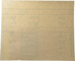 3M - 100 Grit, Aluminum Oxide Sanding Sheet - 11" Long x 9" Wide, Fine Grade, A Weighted Paper Backing - Exact Tool & Supply
