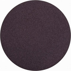 Norton - 15" Diam, 50 Grit Aluminum Oxide Adhesive PSA Disc - Coarse Grade, Brown, X Weighted Backing, Flexible - Exact Tool & Supply