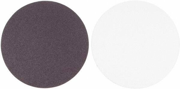 Norton - 18" Diam, 36 Grit Aluminum Oxide Adhesive PSA Disc - Very Coarse, Brown, X Weighted Cloth Backing, Flexible - Exact Tool & Supply