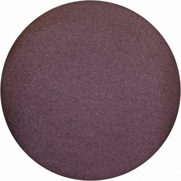 Norton - 18" Diam, 80 Grit Aluminum Oxide Adhesive PSA Disc - Coarse Grade, Brown, X Weighted Backing, Flexible - Exact Tool & Supply