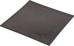 Made in USA - 12" Long, 12" Wide, 1/4" Thick, Neoprene Rubber Foam Sheet - 35 to 45 Durometer, Black, -20 to 220°F, 800 psi Tensile Strength, Stock Length - Exact Tool & Supply