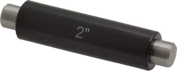 SPI - 2 Inch Long, Accuracy Up to 0.0001 Inch, Flat End Micrometer Calibration Standard - Use with Micrometers, Includes Heat Insulating Handle - Exact Tool & Supply