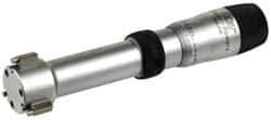 Fowler - 1 to 1-3/8", 2.6" Gage Depth, Mechanical Inside Hole Micrometer - 0.00025" Graduation, 0.00015" Accuracy, Ratchet Stop Thimble - Exact Tool & Supply