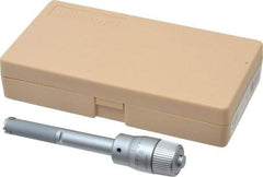 Mitutoyo - 0.5 to 0.65", Mechanical Inside Hole Micrometer - 0.0002" Graduation, 0.0001" Accuracy, Ratchet Stop Thimble - Exact Tool & Supply