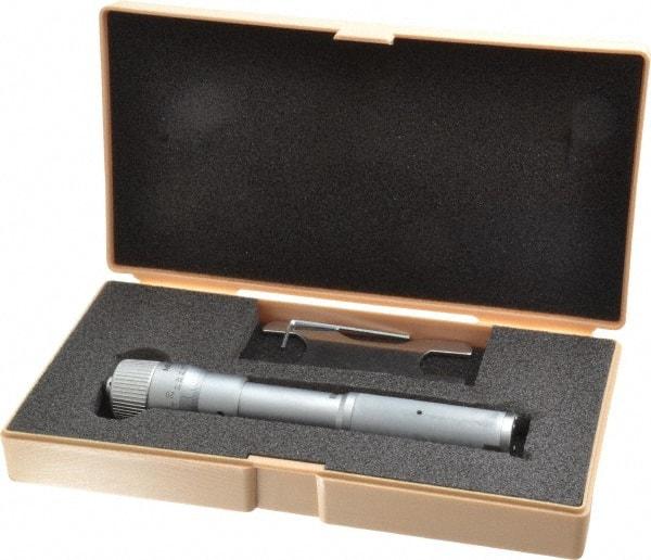 Mitutoyo - 0.8 to 1", Mechanical Inside Hole Micrometer - 0.0002" Graduation, 0.00015" Accuracy, Ratchet Stop Thimble - Exact Tool & Supply