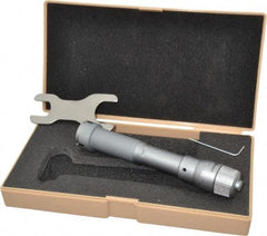 Mitutoyo - 1 to 1.2", Mechanical Inside Hole Micrometer - 0.0002" Graduation, 0.00015" Accuracy, Ratchet Stop Thimble - Exact Tool & Supply