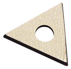 Hyde Tools - Solid Carbide Triangular Stiff Scraper Replacement Blade - 5-7/8" Blade Length x 7/8" Blade Width, For 10600 - Exact Tool & Supply