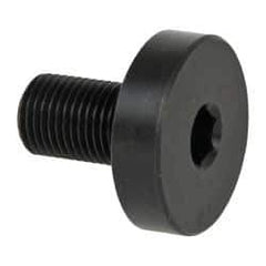 Made in USA - 1 Inch Compatible Pilot Diameter, Shell Mill Arbor Screw - 1/2-20 Thread - Exact Tool & Supply