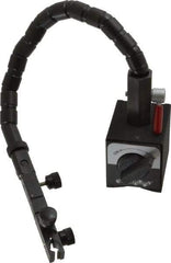 Flexbar - 90 Lb Magnetic Force, Fine Adjustment Indicator Positioner & Holder with Base - Flexible Arm, Rectangular Base, 2-5/8" Base Height, 2-1/4" Base Length, 2" Base Width - Exact Tool & Supply
