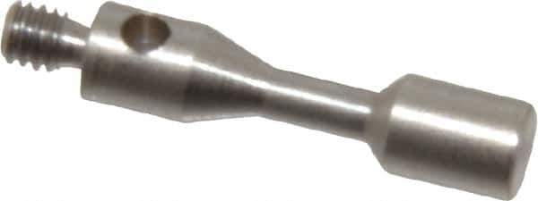 SPI - 3 mm Ball Diameter, M2 Thread, Steel Point Disc Tip CMM Stylus - 13 mm Overall Length - Exact Tool & Supply