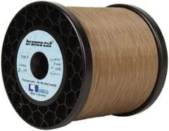 GISCO - Copper CuZn50 Coated, Half Hard Grade Electrical Discharge Machining (EDM) Wire - 480 - 520 N per sq. mm Tensile Strength, Bronco Cut X Series - Exact Tool & Supply