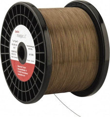 GISCO - CuZn20 CuZn50 Coated, Half Hard Grade Electrical Discharge Machining (EDM) Wire - 800 N per sq. mm Tensile Strength, Megacut D Series - Exact Tool & Supply