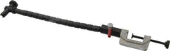Flexbar - 12 Inch Long, Magnetic Indicator Base Flexible Arm on C-Clamp - Use With Flexbar Universal Holders - Exact Tool & Supply