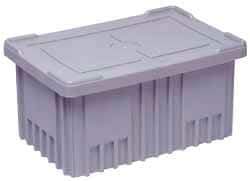 Quantum Storage - 16.5" Long x 10.9" Wide x 1" High Gray Lid - For Use with DG92035, DG92060, DG92080 - Exact Tool & Supply