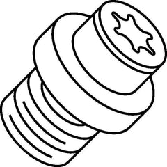 Kennametal - Set Screw for Indexables - M4 Thread - Exact Tool & Supply