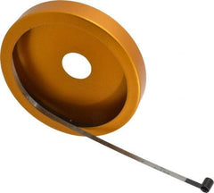 Made in USA - 0.001 Inch Graduation, 72 to 84 Inch Measurement, Spring Steel Diameter Tape Measure - 1/2 Inch Wide, 0.01 Inch Thick - Exact Tool & Supply