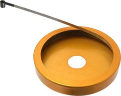 Made in USA - 0.001 Inch Graduation, 96 to 108 Inch Measurement, Spring Steel Diameter Tape Measure - 1/2 Inch Wide, 0.01 Inch Thick - Exact Tool & Supply