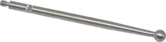 SPI - 1/8" Ball Diam, Steel, Ball Test Indicator Contact Point - 1-3/4" Contact Point Length, Use with Peacock Test Indicators - Exact Tool & Supply