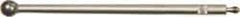 SPI - 0.12" Ball Diam, Carbide, Ball Test Indicator Contact Point - 1/2" Contact Point Length, Use with Tesa Test Indicators - Exact Tool & Supply