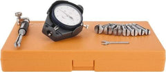 Mitutoyo - 8 Anvil, 0.4 to 0.7" Dial Bore Gage - 0.0001" Graduation, 2.4" Gage Depth, Accurate to 0.00016" - Exact Tool & Supply