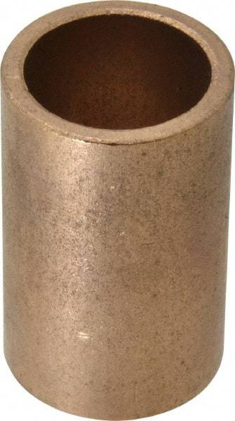 Boston Gear - 1" Inside x 1-1/4" Outside Diam, Oil Impregnated Bronze SAE-841 Sleeve Bearing - 2" OAL - Exact Tool & Supply