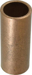Boston Gear - 1" Inside x 1-1/4" Outside Diam, Oil Impregnated Bronze SAE-841 Sleeve Bearing - 3" OAL - Exact Tool & Supply