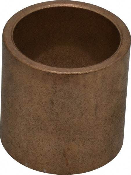 Boston Gear - 1-1/4" Inside x 1-1/2" Outside Diam, Oil Impregnated Bronze SAE-841 Sleeve Bearing - 1-1/2" OAL - Exact Tool & Supply