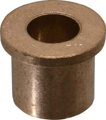 Boston Gear - 5/8" Inside x 1" Outside Diam, Oil Impregnated Bronze Sleeve Bearing - 1-1/4" Flange Outside Diam, 5/32" Flange Thickness, 1" OAL - Exact Tool & Supply
