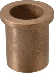 Boston Gear - 7/8" Inside x 1-1/8" Outside Diam, Oil Impregnated Bronze Sleeve Bearing - 1-3/8" Flange Outside Diam, 5/32" Flange Thickness, 1-1/2" OAL - Exact Tool & Supply