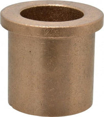 Boston Gear - 1" Inside x 1-3/8" Outside Diam, Oil Impregnated Bronze Sleeve Bearing - 1-5/8" Flange Outside Diam, 3/16" Flange Thickness, 1-1/2" OAL - Exact Tool & Supply