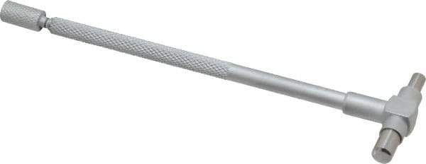 Value Collection - 3/4 to 1-1/4 Inch, 4.4 Inch Overall Length, Telescoping Gage - 4 Inch Long Handle, Hardened Tool Steel, Satin Chrome Finish - Exact Tool & Supply