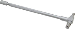 Value Collection - 3/4 to 1-1/4 Inch, 4.4 Inch Overall Length, Telescoping Gage - 4 Inch Long Handle, Hardened Tool Steel, Satin Chrome Finish - Exact Tool & Supply