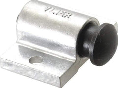 Vlier - 2" Base Width, 1/4" Stroke Len, 13/16" Stop Head OD, 1-1/2" Btw Mt Hole Ctrs, 1-7/32" Btw Mt Hole & Edge, Round Spring Locating Stop - 1-3/8" Body Len x 2" Body Width, 7/16" Base Thickness, 14.4 Lb Init, 32 Lb Mid, 45.4 Lb Final End Force - Exact Tool & Supply