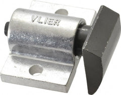 Vlier - 2" Body Width x 1-3/8" Body Len, 1/4" Stroke Len, 1-1/2" Btw Mt Hole Ctrs, 1.312" Btw Mt Hole & Edge, Tangless Square Spring Locating Stop - Exact Tool & Supply