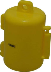 Value Collection - Plug-Encasing Plug Lockout - 110/220 Volt, 1/2 Max Cord Diam, 3" Lockout Length, 2" Lockout Width - Exact Tool & Supply