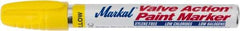 Markal - Yellow Permanent Marker - Felt Tip - Exact Tool & Supply