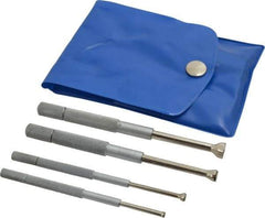 Value Collection - 1/8 to 1/2 Inch Measurement, Small Hole Gage Set - Half Ball, Includes Case - Exact Tool & Supply