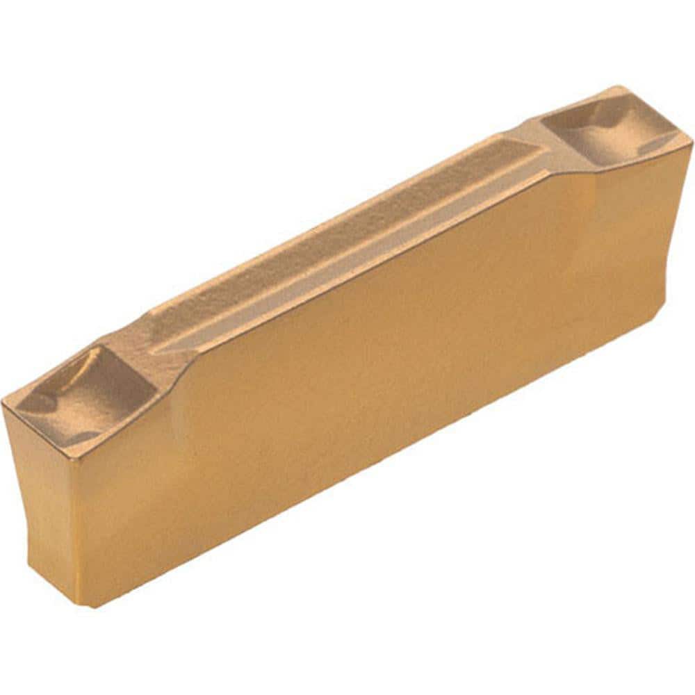 Grooving Insert: WGEGE T9225, Solid Carbide Al2O3 Finish, Neutral, 0.118″ Cutting Width, Series WGE