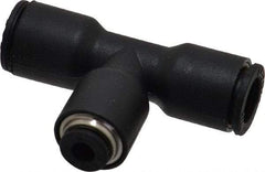 Legris - 1/8 x 1/4" Outside Diam, Nylon Push-to-Connect Union Tee - 290 Max psi - Exact Tool & Supply