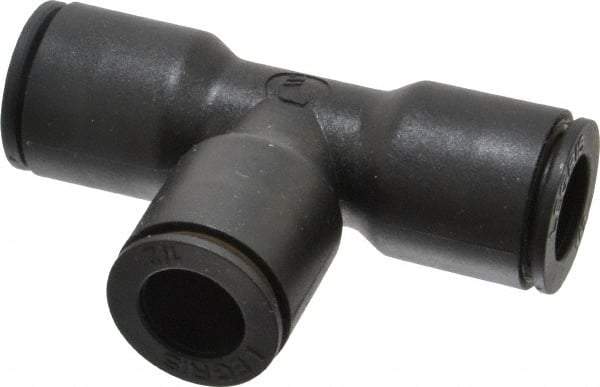 Legris - 1/2" Outside Diam, Nylon Push-to-Connect Tube Union Tee - 290 Max psi - Exact Tool & Supply