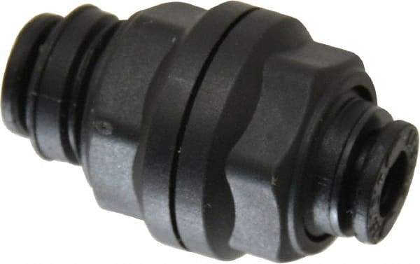 Legris - 5/32" Outside Diam, Nylon Push-to-Connect Tube Bulkhead Union - 290 Max psi - Exact Tool & Supply