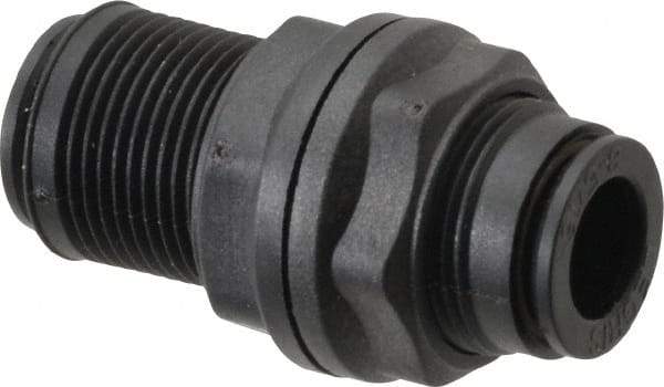 Legris - 5/16" Outside Diam, Nylon Push-to-Connect Tube Bulkhead Union - 290 Max psi - Exact Tool & Supply