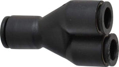 Legris - 5/16" Outside Diam, Nylon Push-to-Connect Union Y - 290 Max psi - Exact Tool & Supply