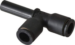 Legris - 1/4" Outside Diam, Nylon Push-to-Connect Tube Plug-In Run Tee - 290 Max psi - Exact Tool & Supply