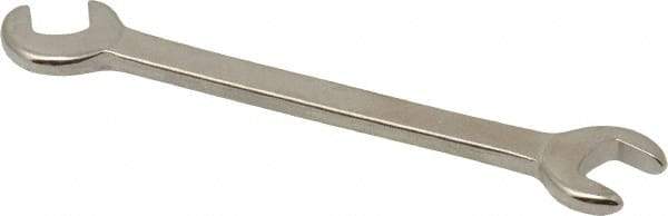Proto - 5/16" x 9/32" Standard Ignition Open End Wrench - 3-1/2" OAL, Double End, Satin Finish, 15° & 60° Head Angle - Exact Tool & Supply