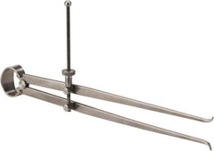 Value Collection - 10 Inch Leg, Spring Joint, Steel, Polished, Inside Caliper - 10 Inch Max Measurement, 250mm Max Measurement, Flat Leg with Quick Nut Adjustment - Exact Tool & Supply