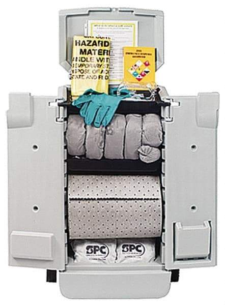 Brady SPC Sorbents - 22 Gal Capacity Oil Only Spill Kit - Kaddie - Exact Tool & Supply