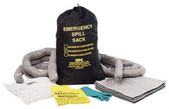 Brady SPC Sorbents - 10 Gal Capacity Oil Only Spill Kit - Sack - Exact Tool & Supply
