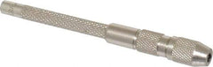 General - 3-3/4" Long, 0.125" Capacity, Pin Vise - 3-3/4" Long, 0.045" Min Capacity - Exact Tool & Supply