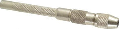 General - 3-3/8" Long, 0.187" Capacity, Double-End Spring-Action Pin Vise - 3-3/8" Long, 0.11" Min Capacity - Exact Tool & Supply